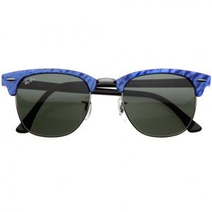 Ray-Ban Clubmaster with blue frames